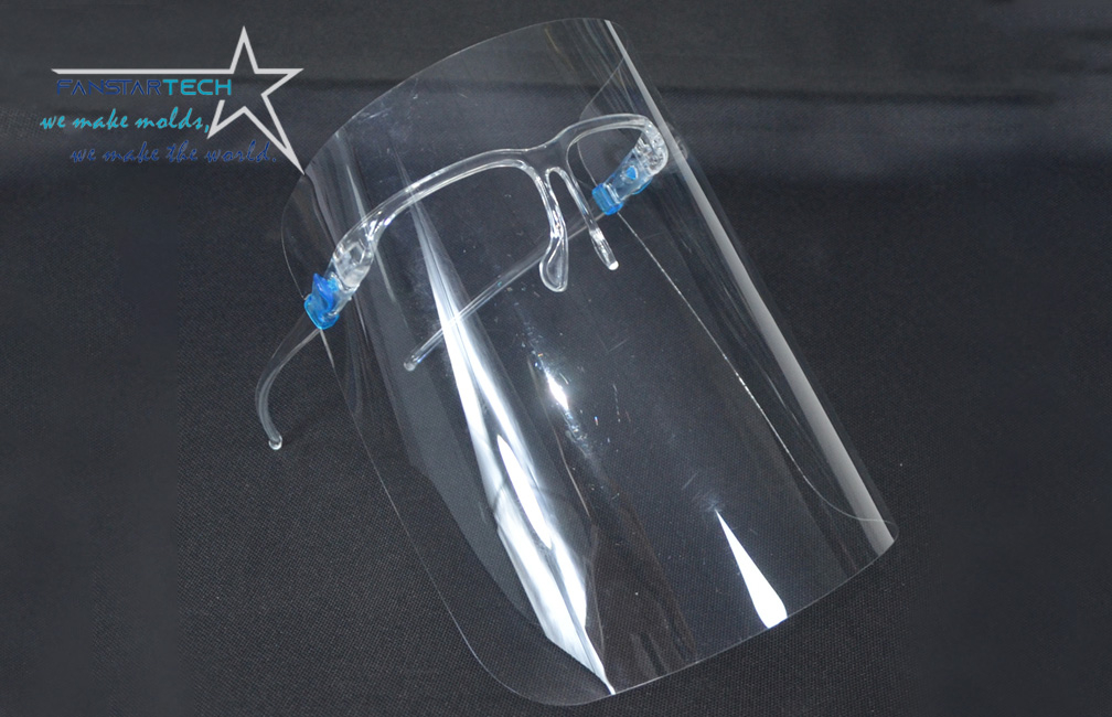 PC透明护目镜塑胶医疗注塑模具定制
