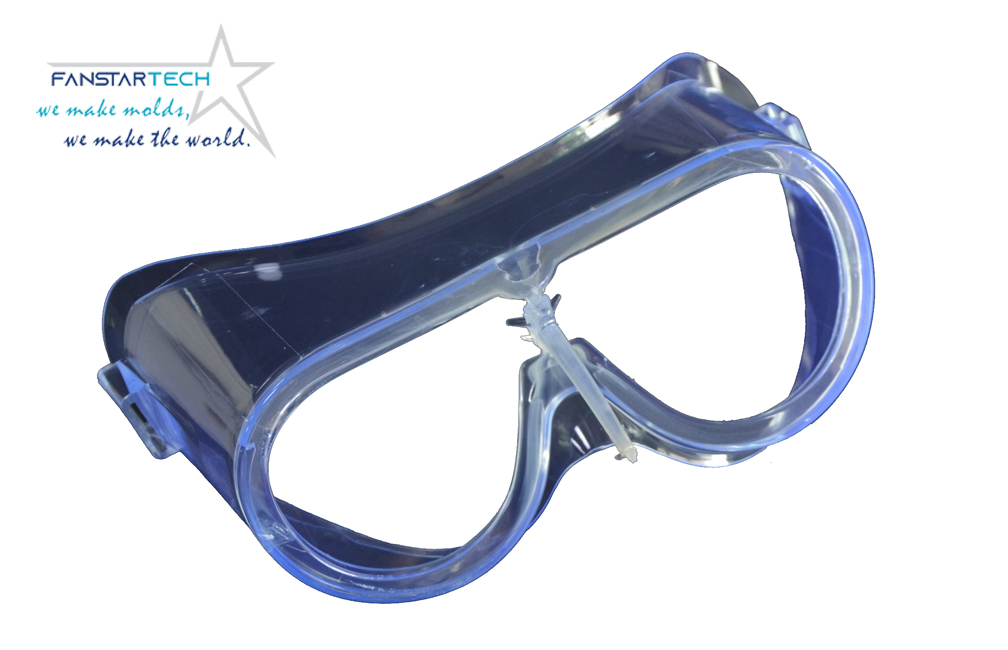 PC透明护目镜塑胶医疗注塑模具定制